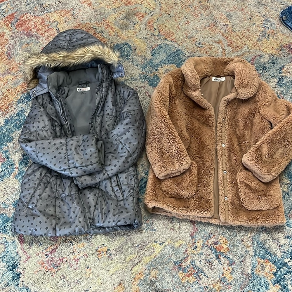 Girls H&M jacket bundle size 7
